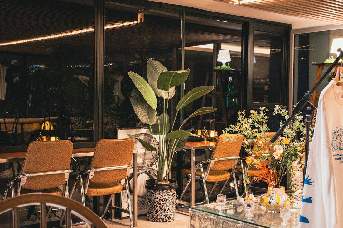 Comfortable cafe seating for longer work sessions